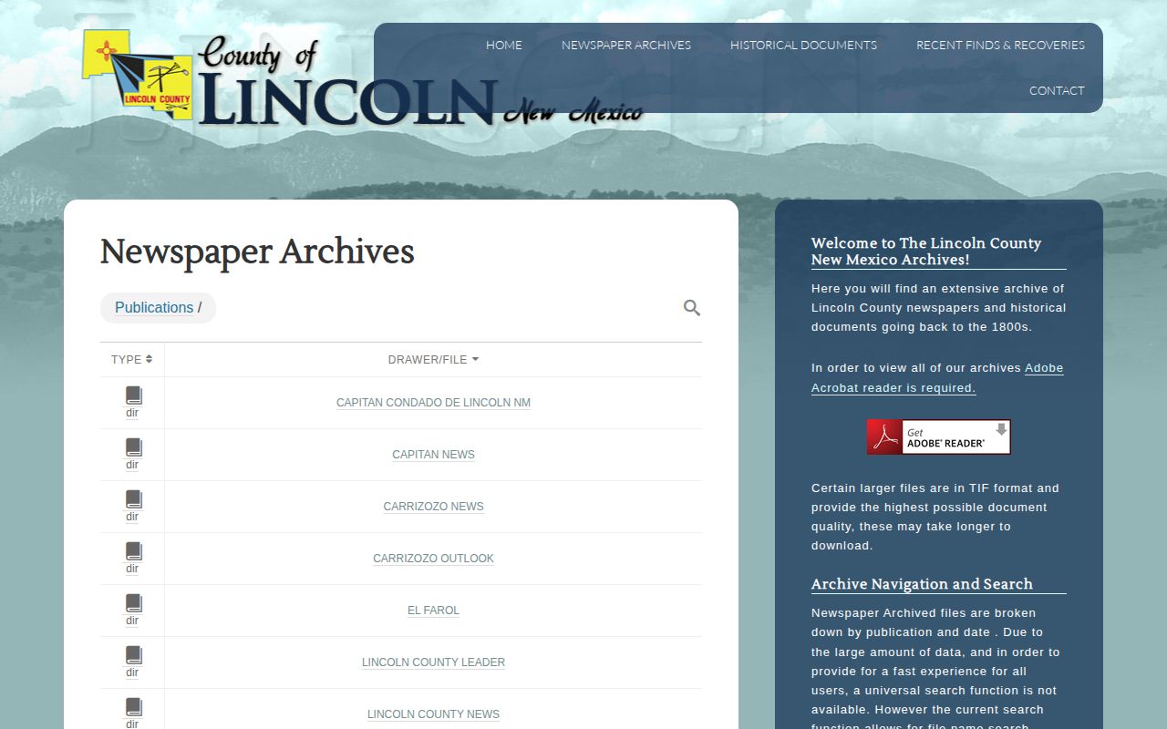 Lincoln County historical crime news archive source