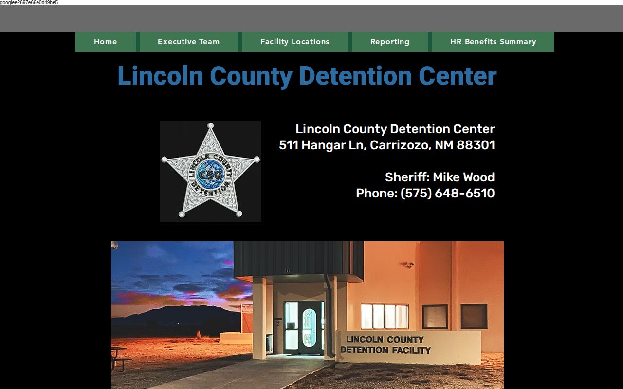 Lincoln County detention booking record source
