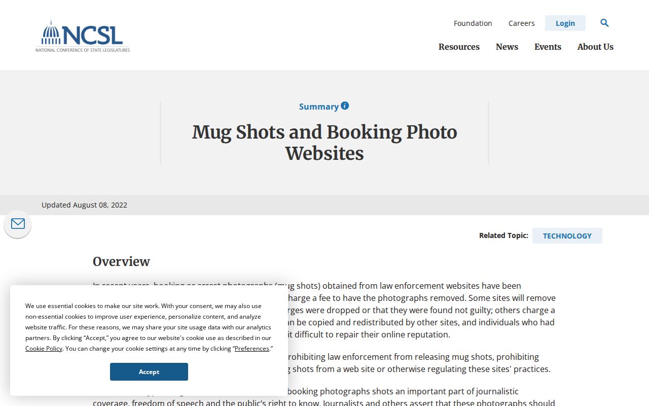 Lincoln County mugshot public record law source